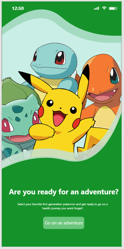 Eatvolution app homescreen picture